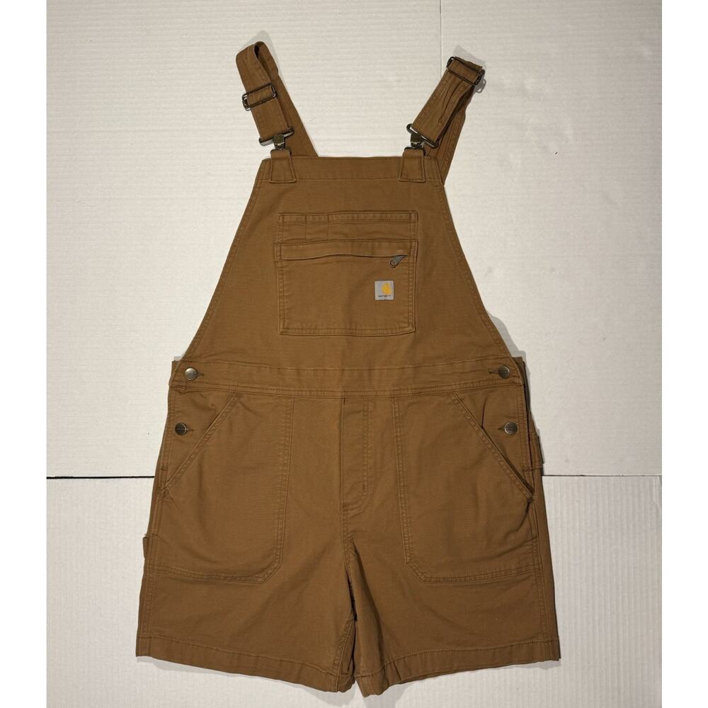 Carhartt Brown Short Overalls Romper